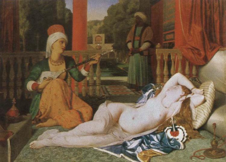 Jean-Auguste-Dominique Ingres odalisque and slave